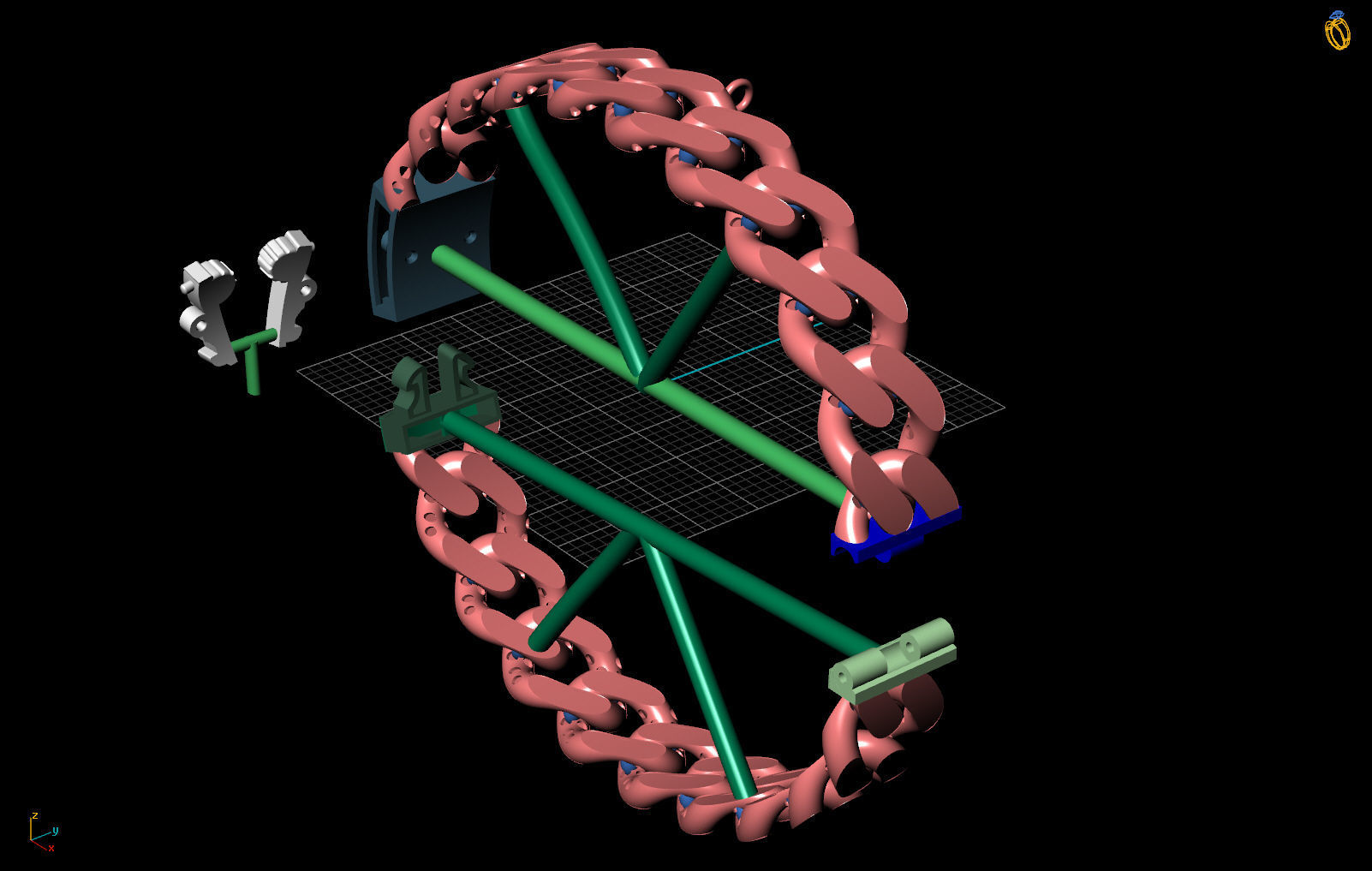 10 MM CUBAN LINK CHAIN FOR BRACELET 3D print model_4