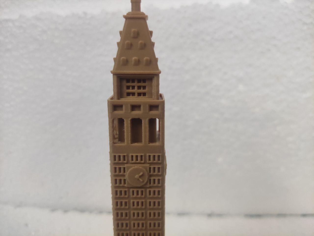 Metropolitan clock Tower 3D print model_2