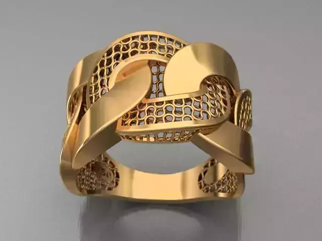 cuban chain  nest ring  3D print model