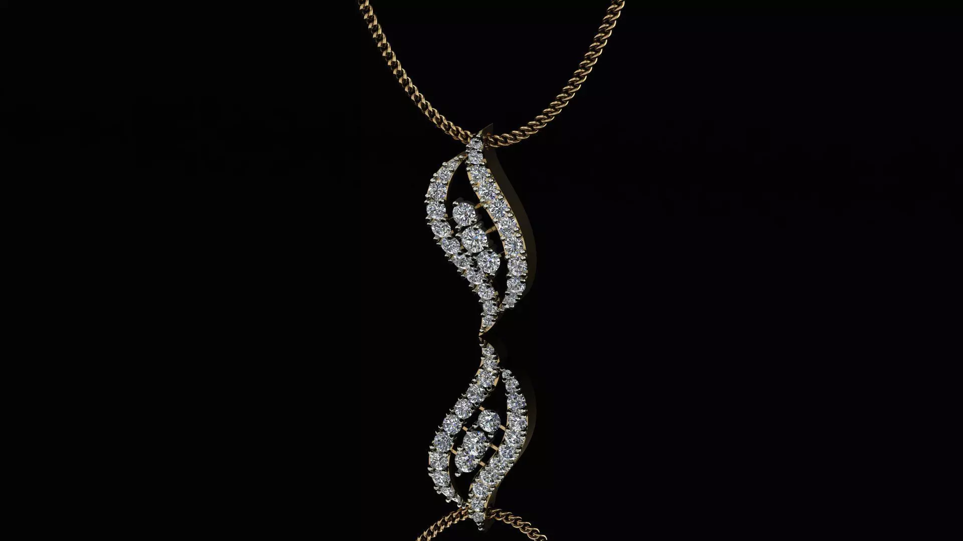  DAIMOND BEAUTIFULL PENDANT 3D print model_0