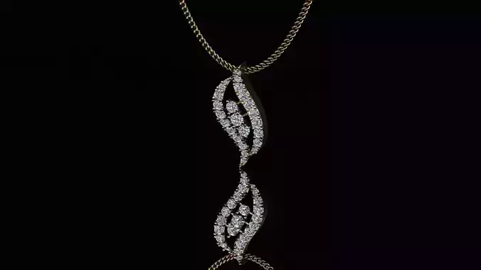  DAIMOND BEAUTIFULL PENDANT 3D print model