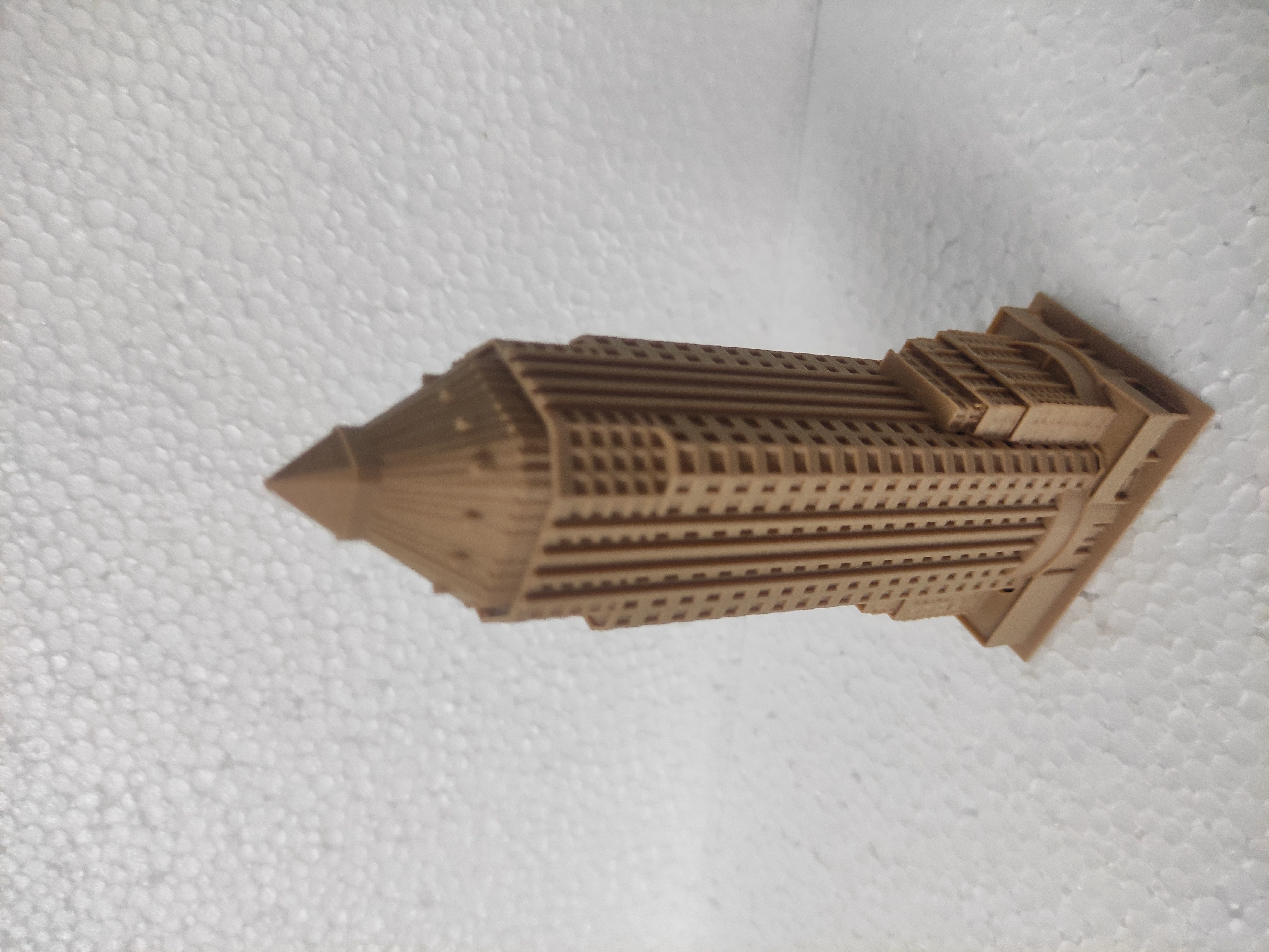 One WorldWide Plaza 3D print model_3