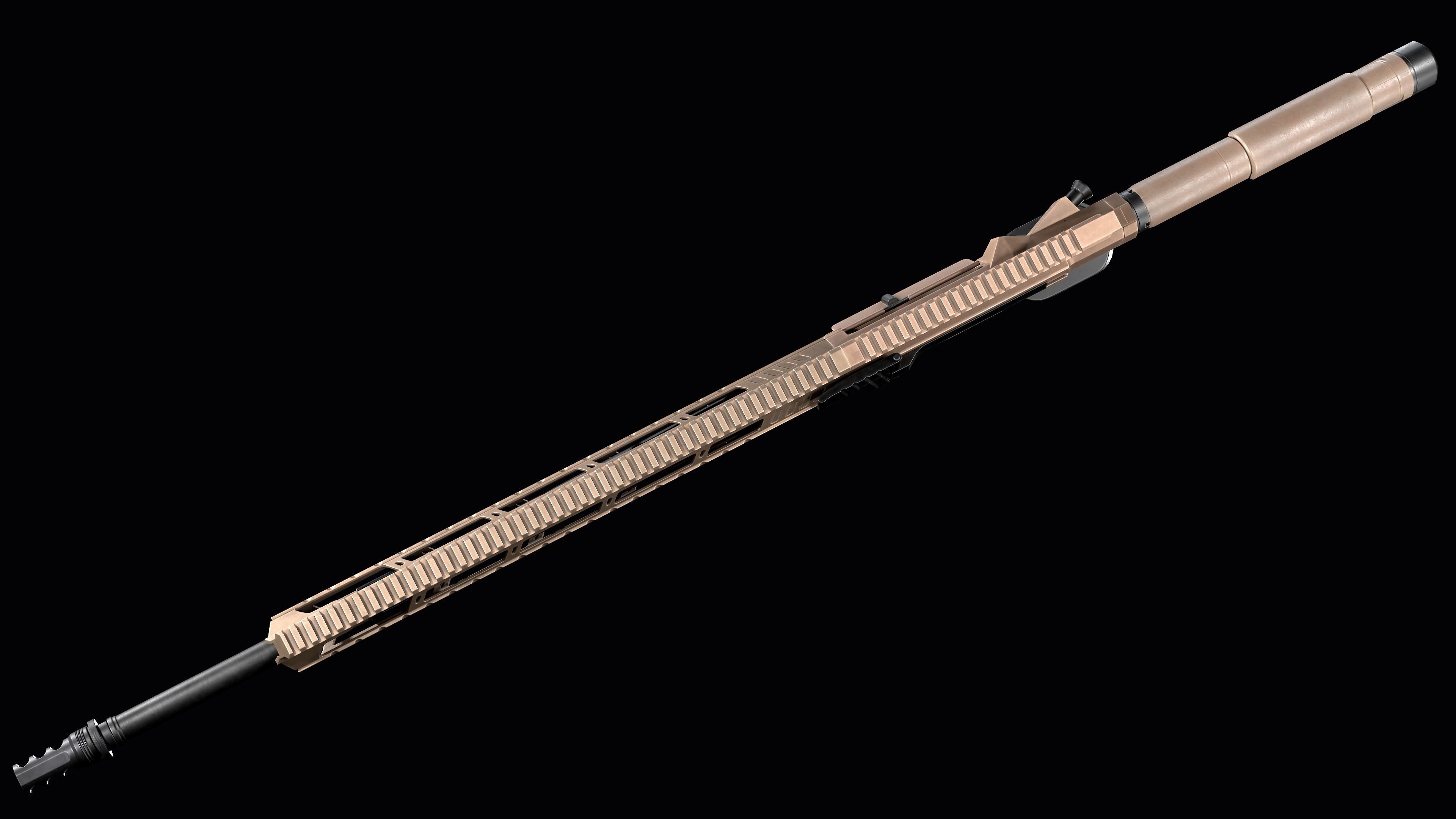 Modular Sniper Rifle MK 18 Mjolnir  Low-poly 3D model_10