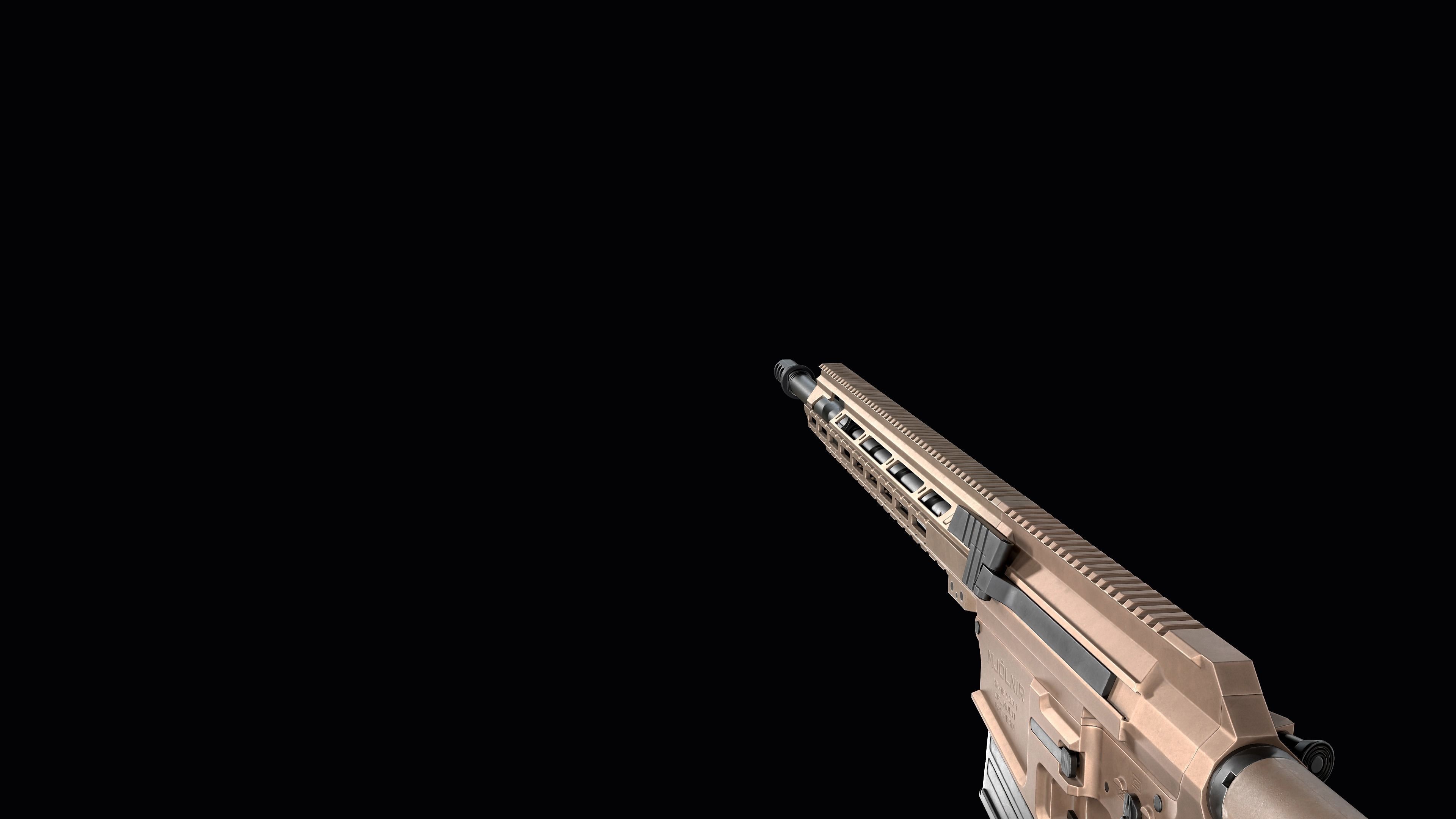 Modular Sniper Rifle MK 18 Mjolnir  Low-poly 3D model_19