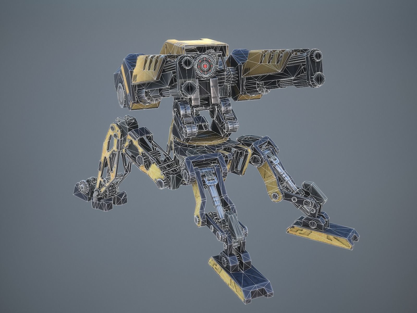 Gameready sentries collection Low-poly 3D model_24
