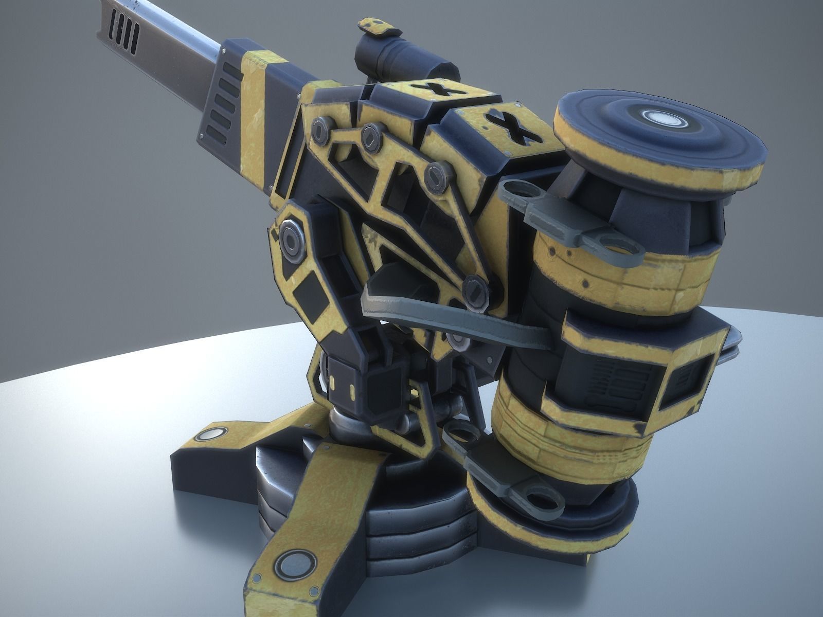 Gameready sentries collection Low-poly 3D model_20