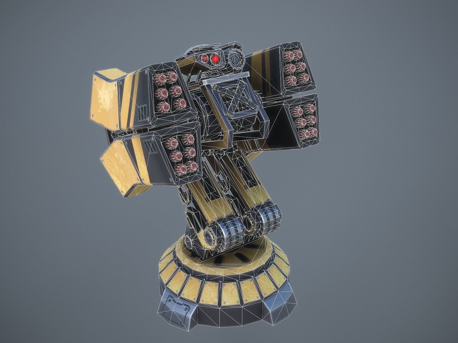 Gameready sentries collection Low-poly 3D model_25