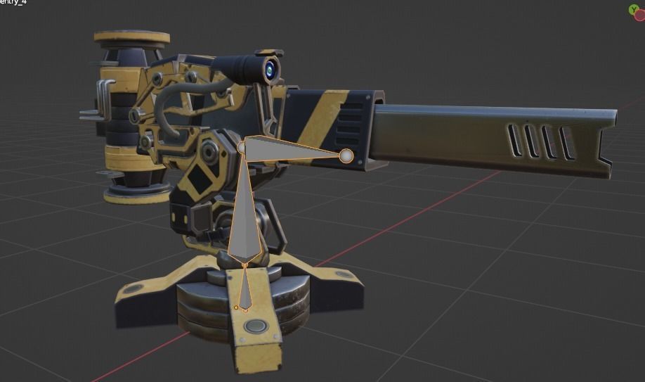 Gameready sentries collection Low-poly 3D model_33