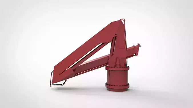 AHTS ship Crane 3D model