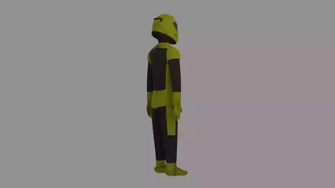 Racing Player 3D Model