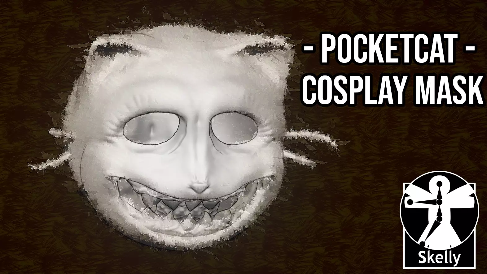 PocketCat Cosplay Mask Fear and Hunger 3D print model_0