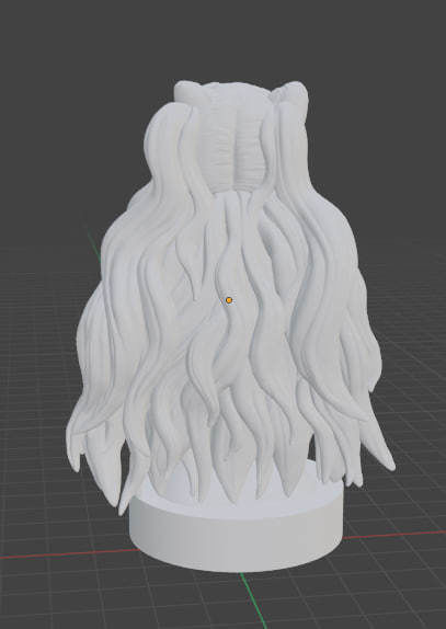 Asuka Langley anime 3d model ready to print bust 3D print model_2