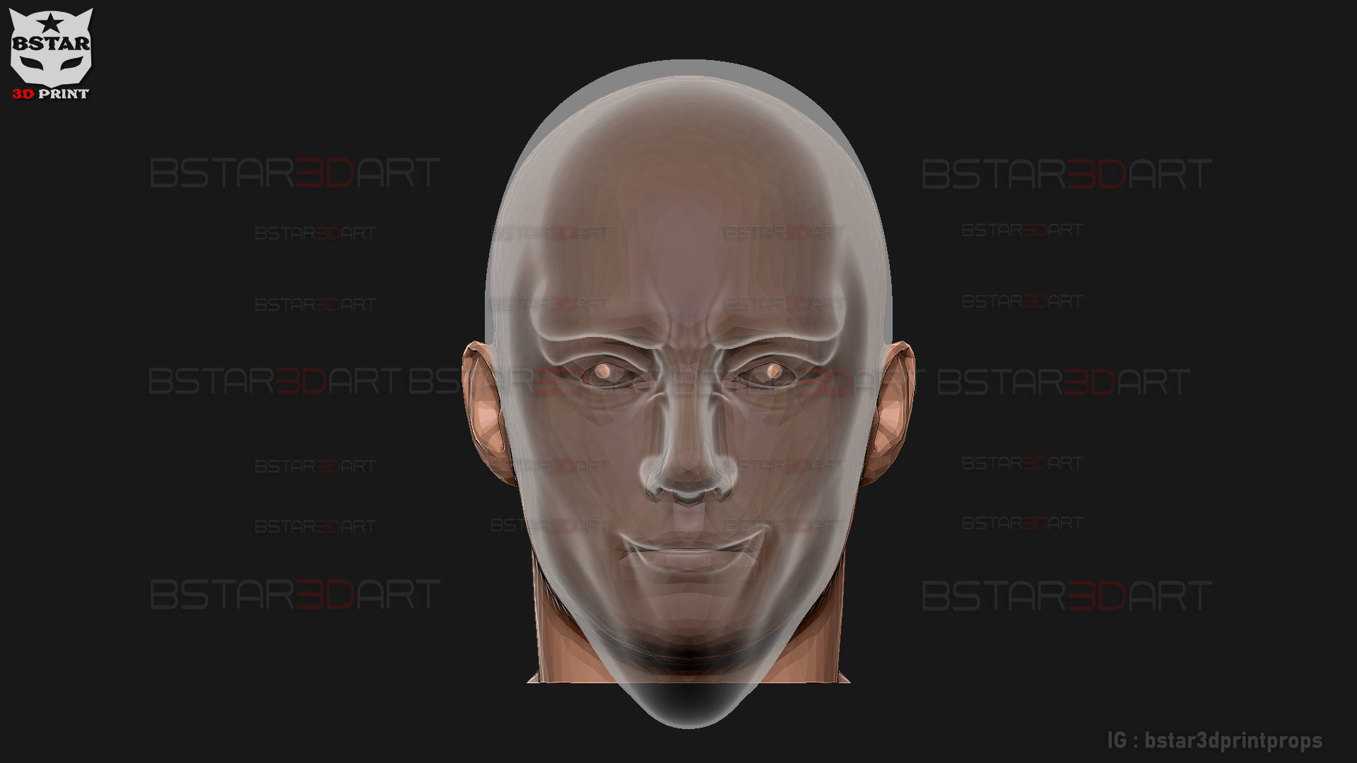 Black Sperm Mask - One Punch Man Cosplay 3D print model_12