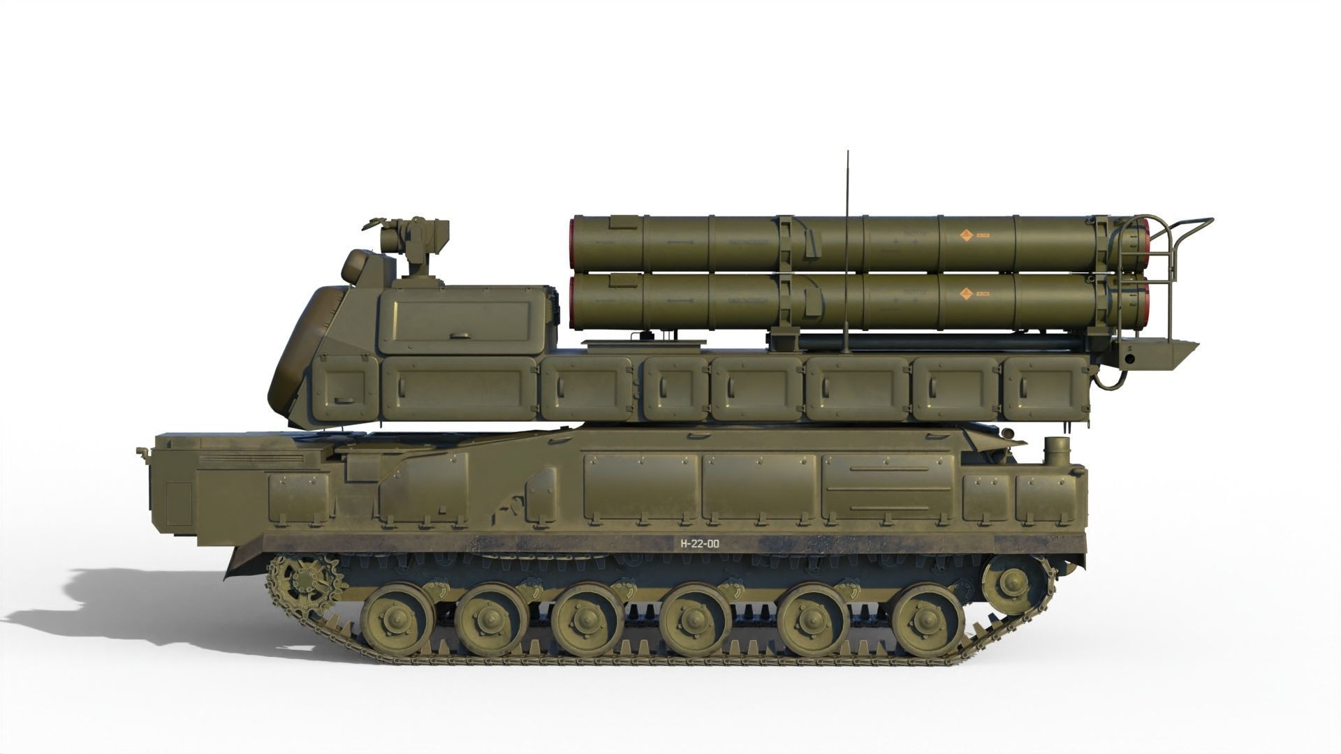 Buk M3 SA-17 Viking missile systems 3D model_20
