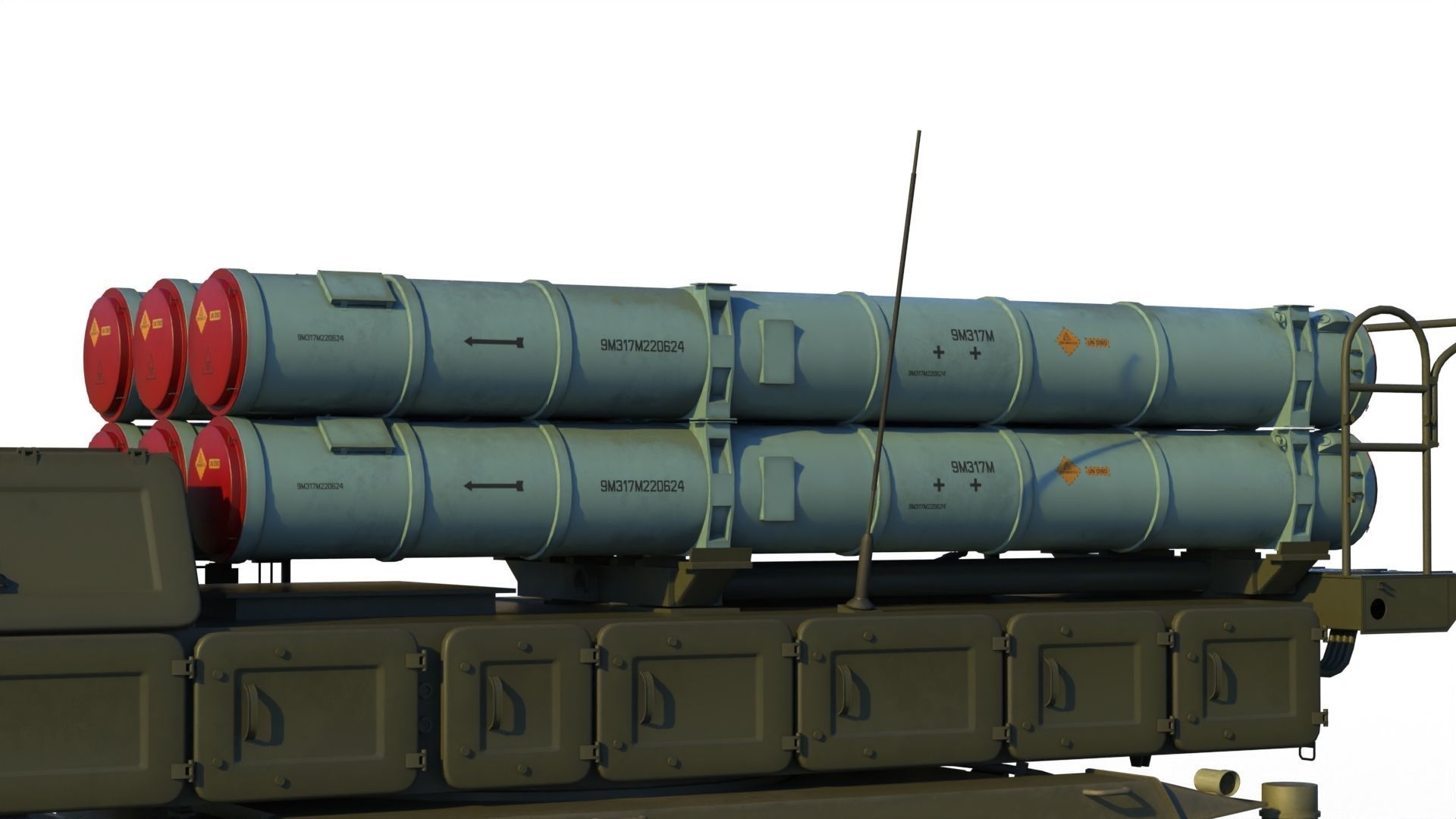 Buk M3 SA-17 Viking missile systems 3D model_12