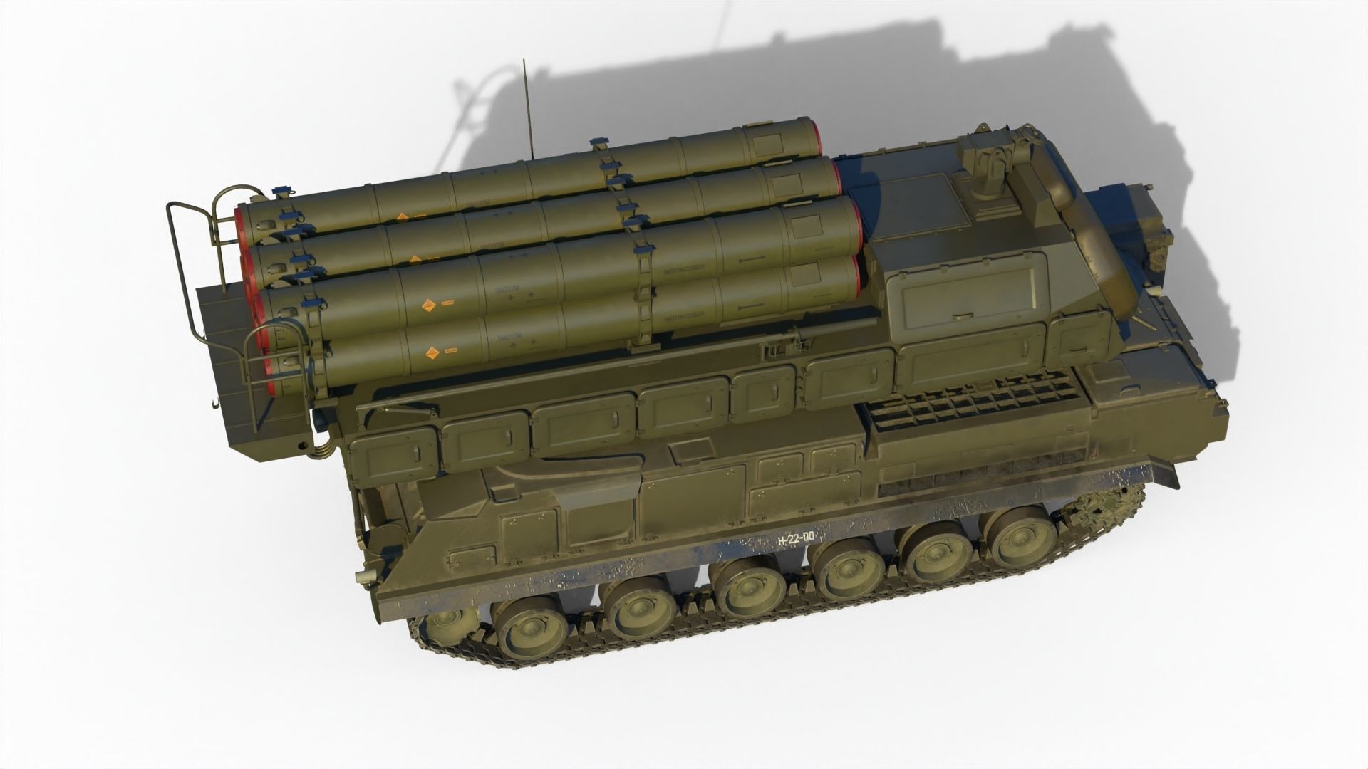 Buk M3 SA-17 Viking missile systems 3D model_18