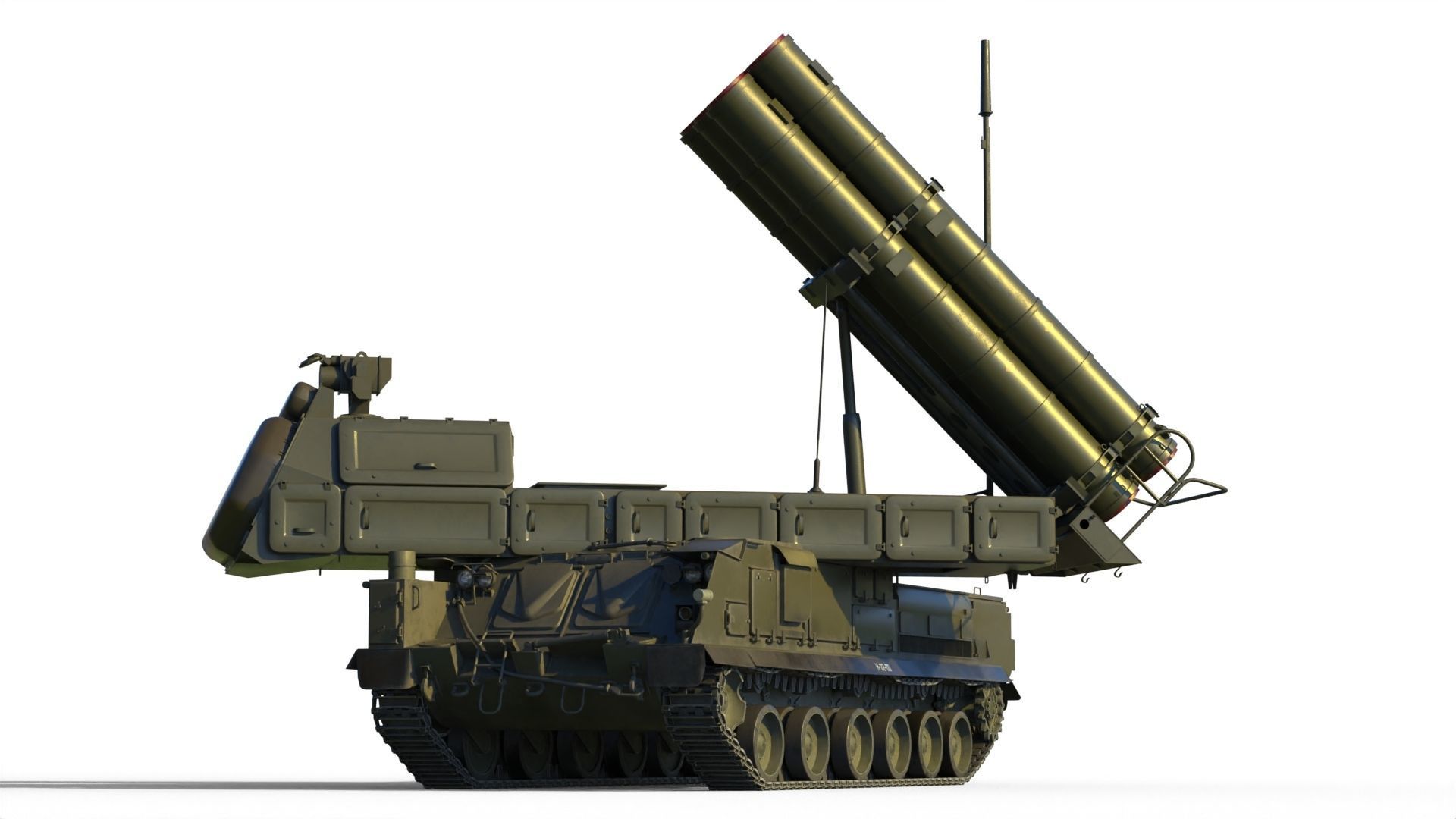 Buk M3 SA-17 Viking missile systems 3D model_7