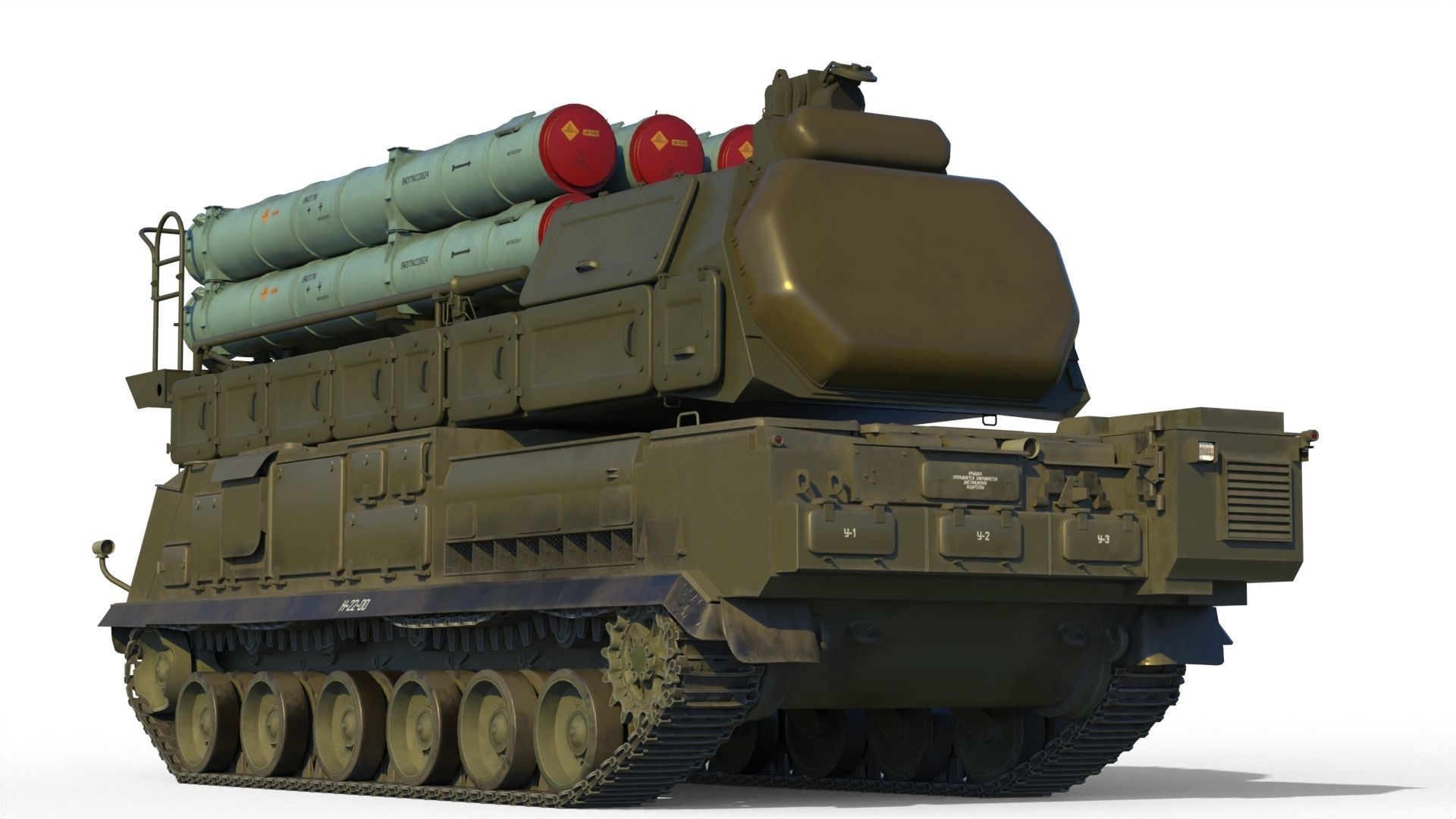 Buk M3 SA-17 Viking missile systems 3D model_14
