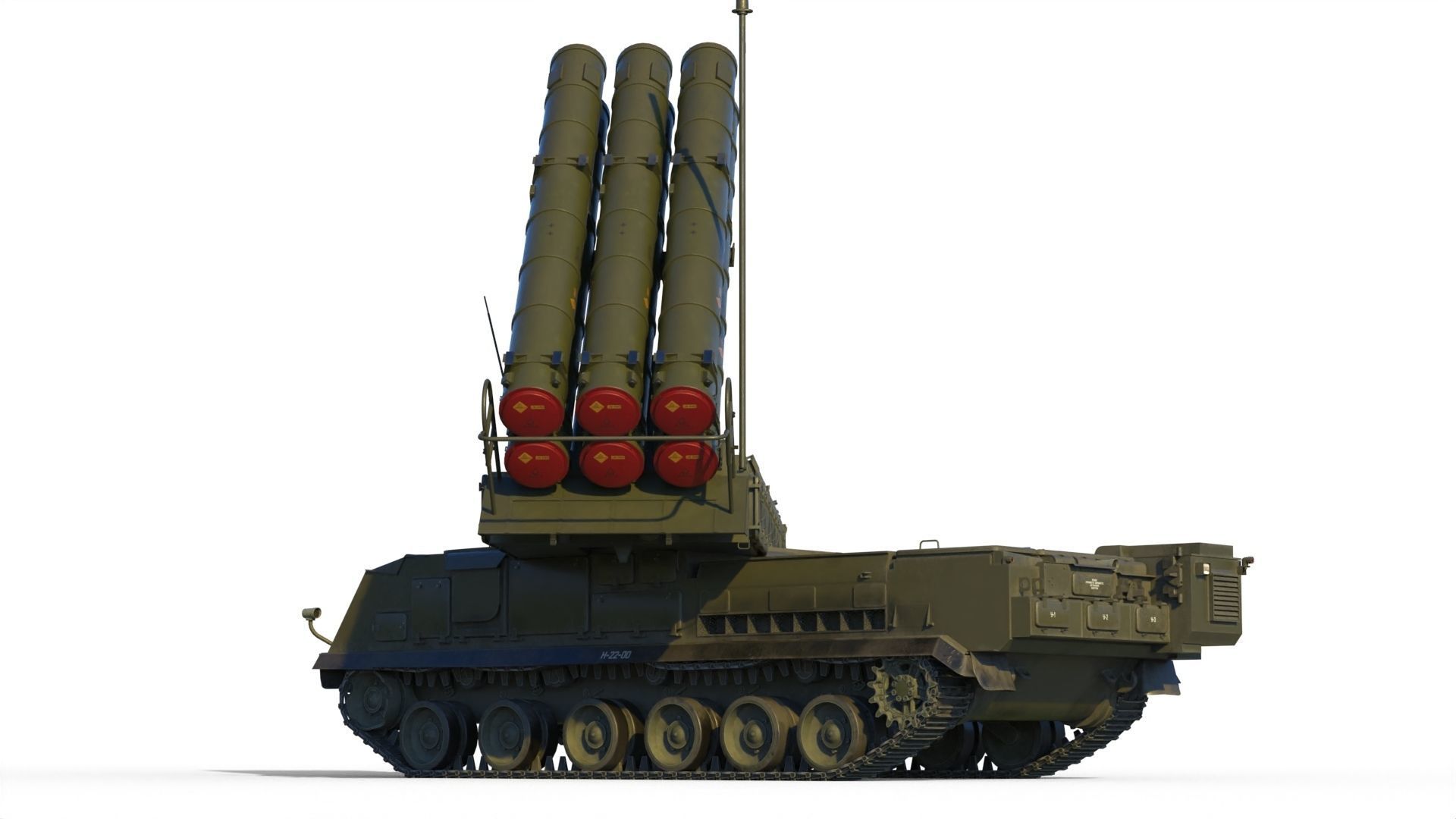 Buk M3 SA-17 Viking missile systems 3D model_11