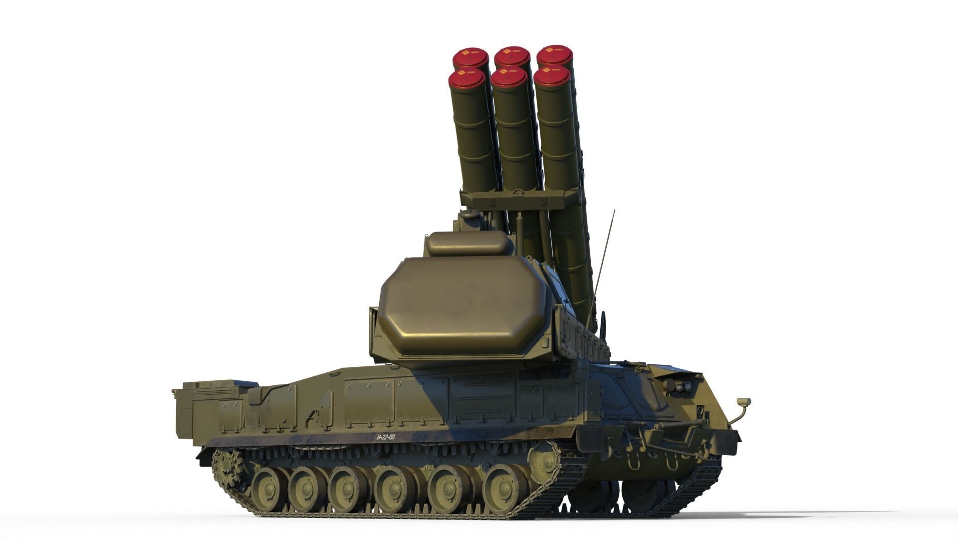 Buk M3 SA-17 Viking missile systems 3D model_8