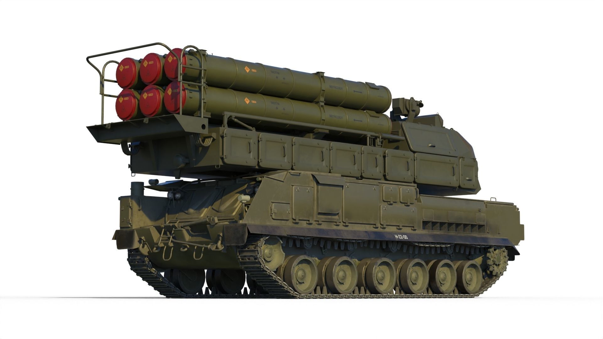 Buk M3 SA-17 Viking missile systems 3D model_17