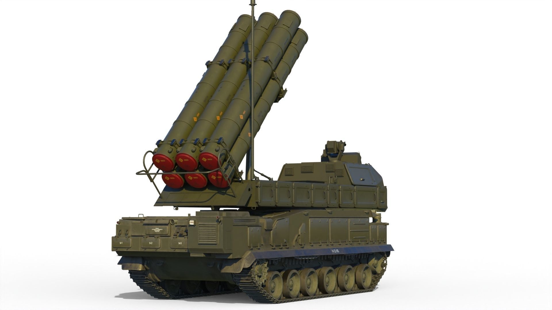 Buk M3 SA-17 Viking missile systems 3D model_5