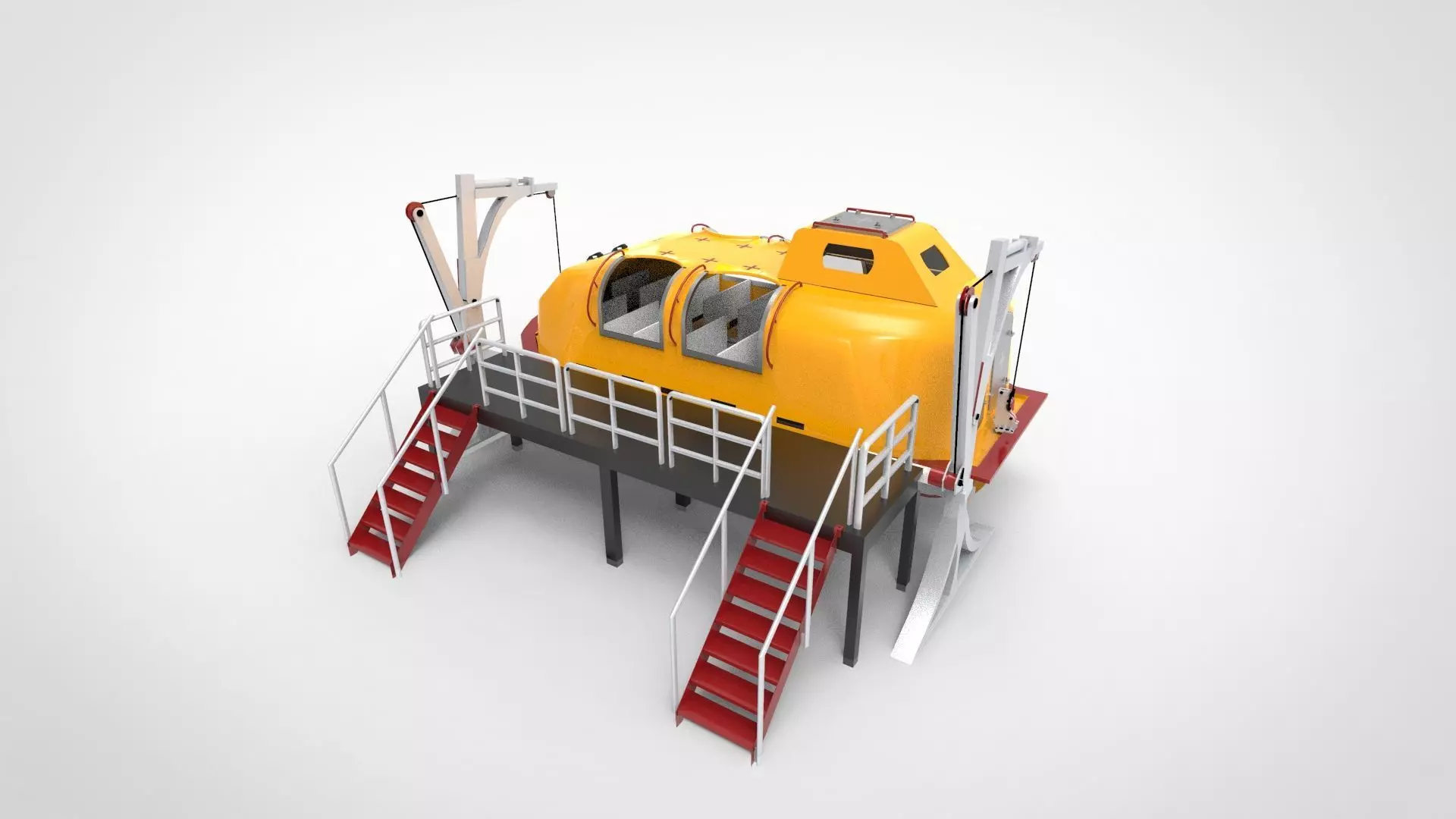 lifeboat 3D model_0