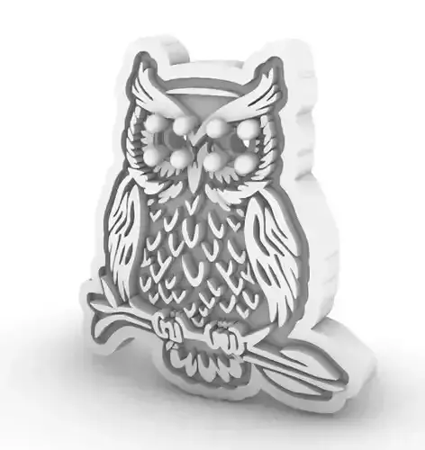 Owl pendant or earring