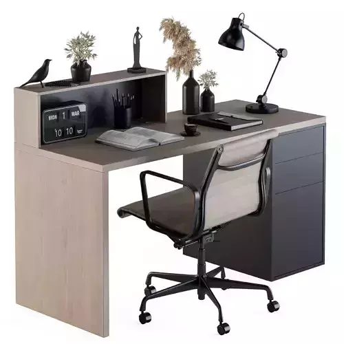 combination Modern office and desk
