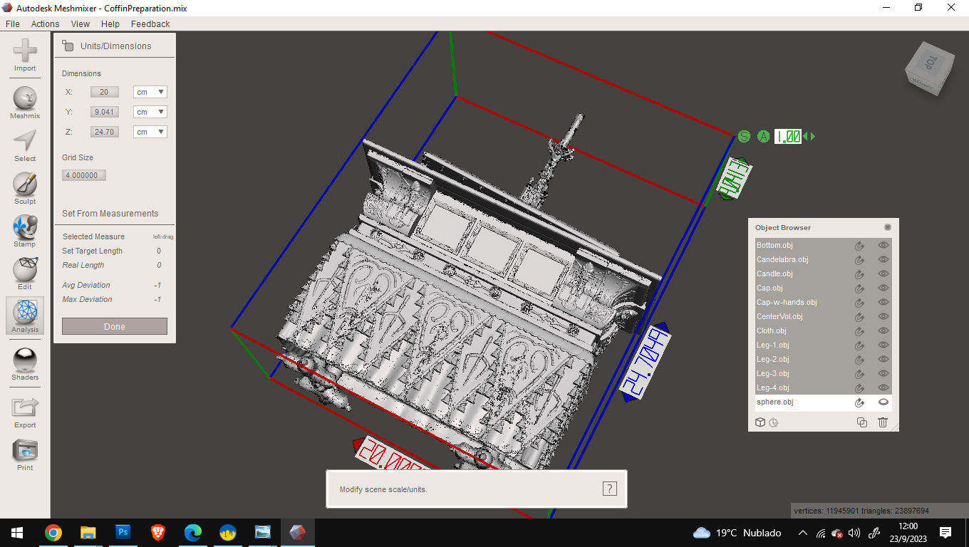 Haunted Mansion Conservatory Coffin 3D printable sculpture 3D print model_16