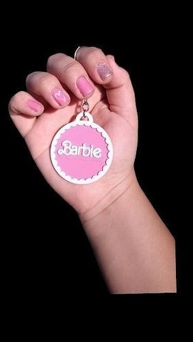 Barbie keychain 3D print model