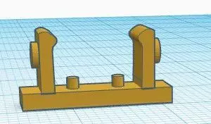 Power Rangers Ninja Storm Lion Head Connector Clip  3D print model_0