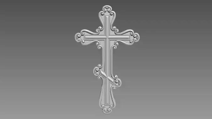 Cross bas-relief