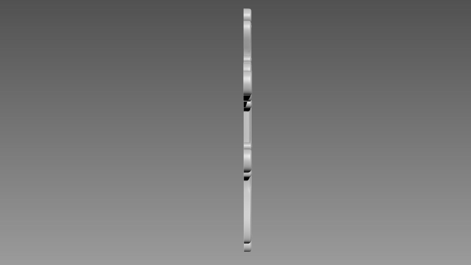 Cross bas-relief 3D model_5