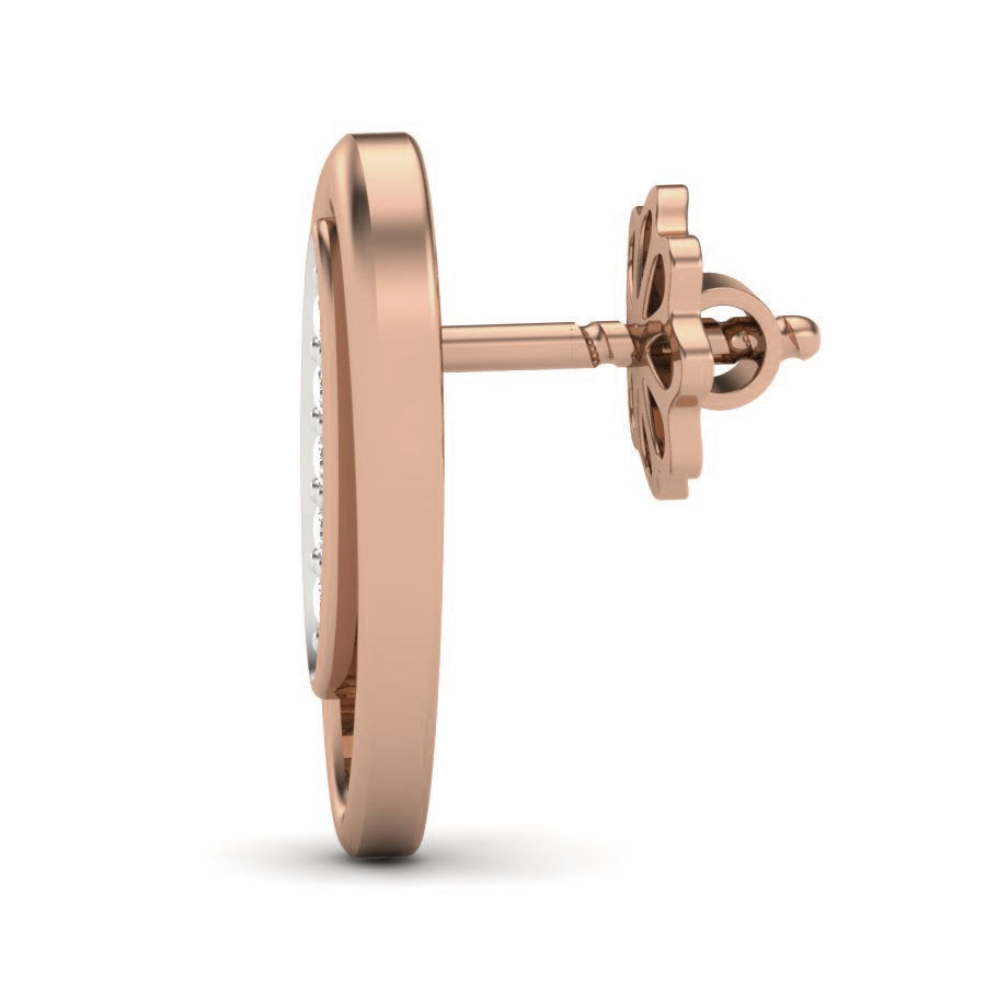 Women studs earrings 3dm render details 3D print model_7