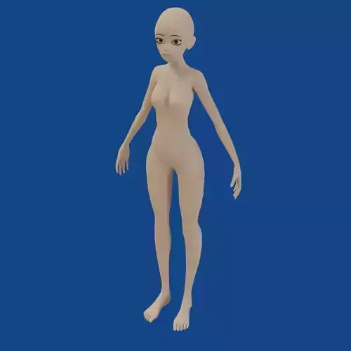 Stylized Female Basemesh 01