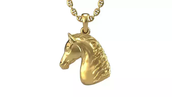 Horse pendant V1 