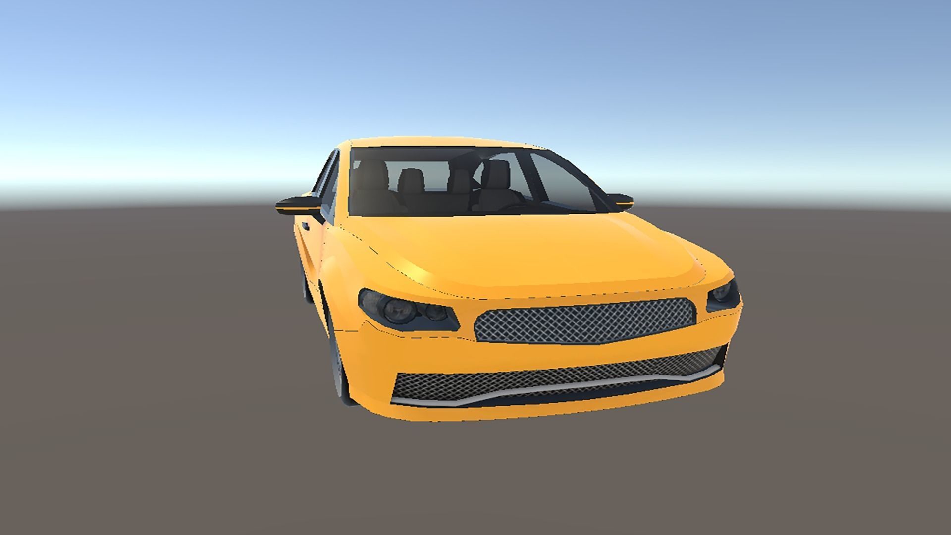 SUV Car Low poly Low-poly 3D model_3