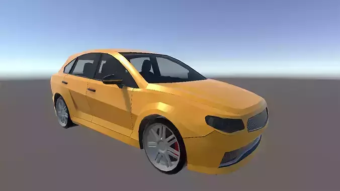 SUV Car Low poly