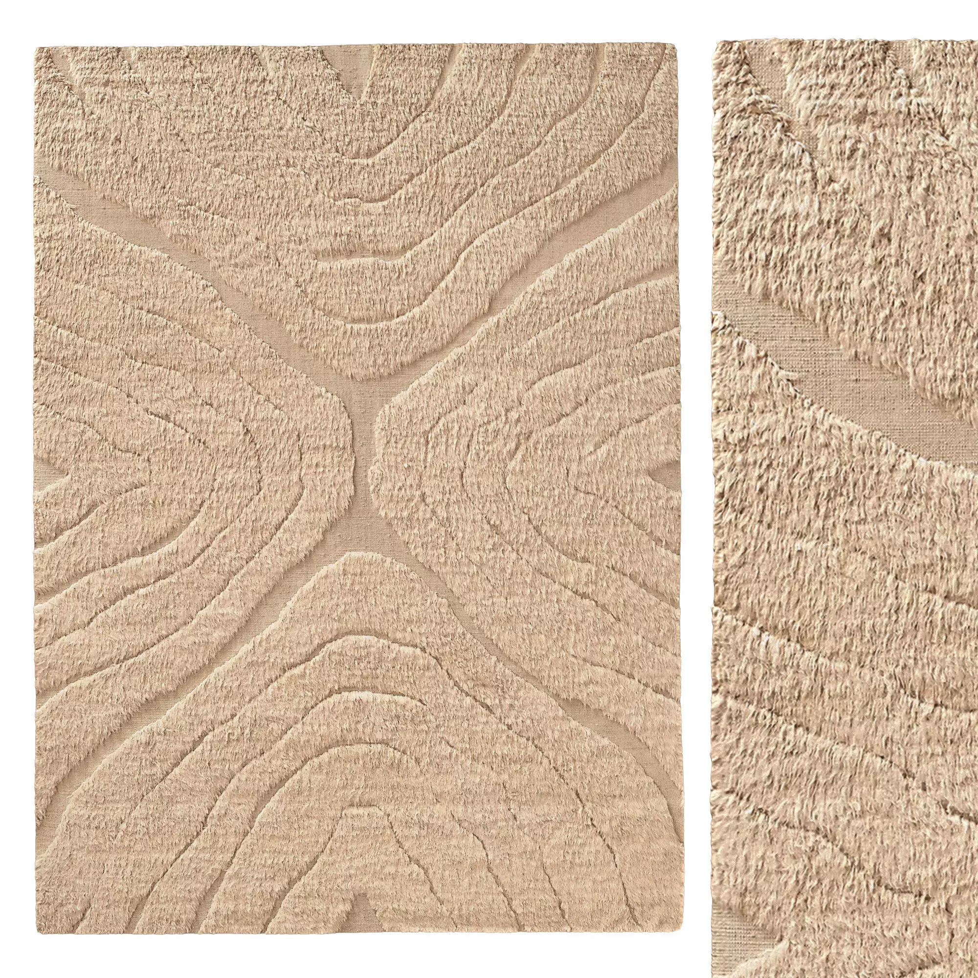 TARRAS WOOL RUG B 3D model_0