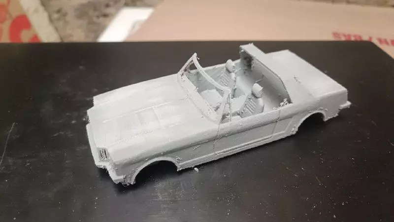 pole position car 3D print model_0