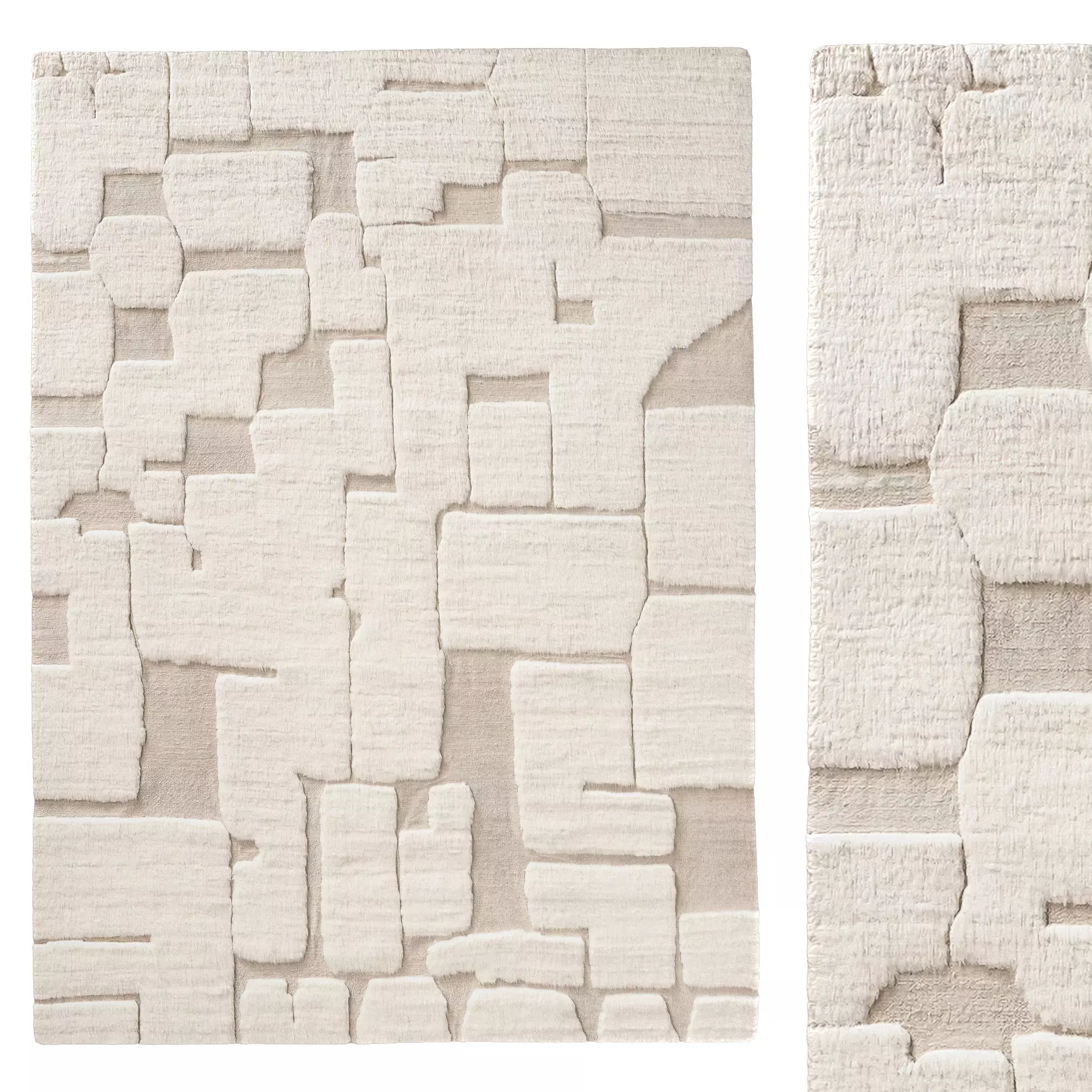 ILYAS WOOL RUG 3D model_0