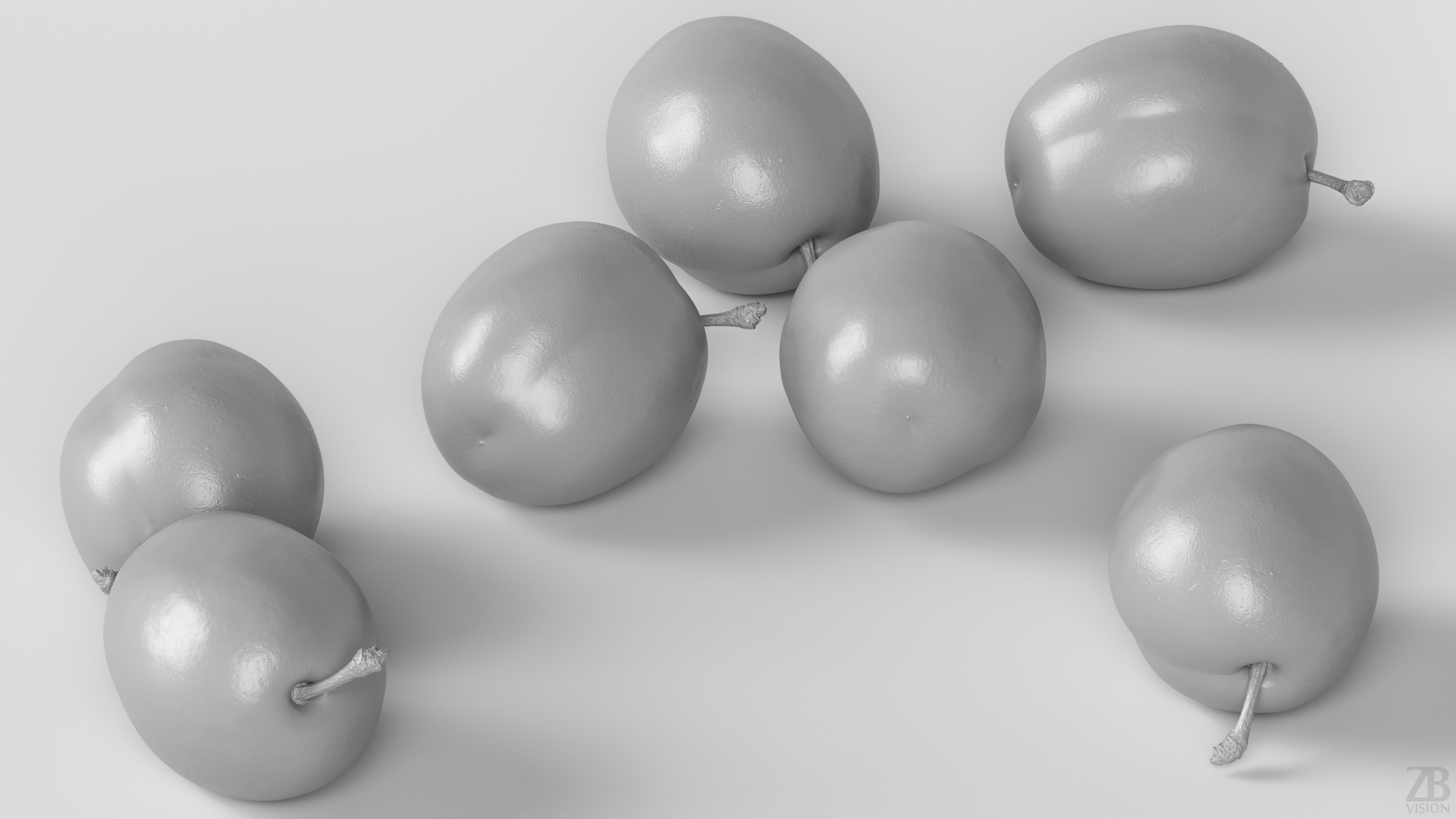 Plum 3D model_3
