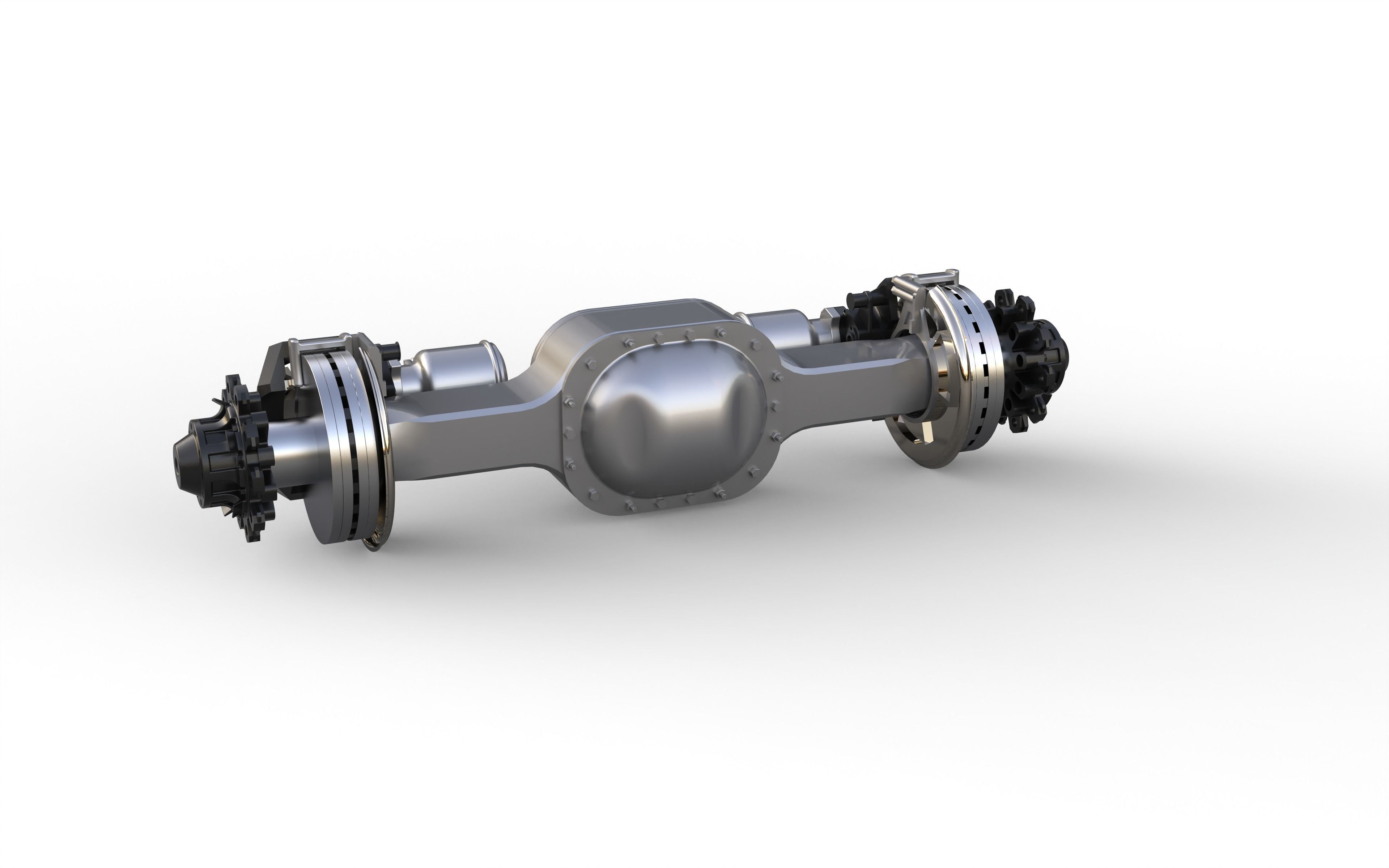 rear axle for scania truck 3D print model_5