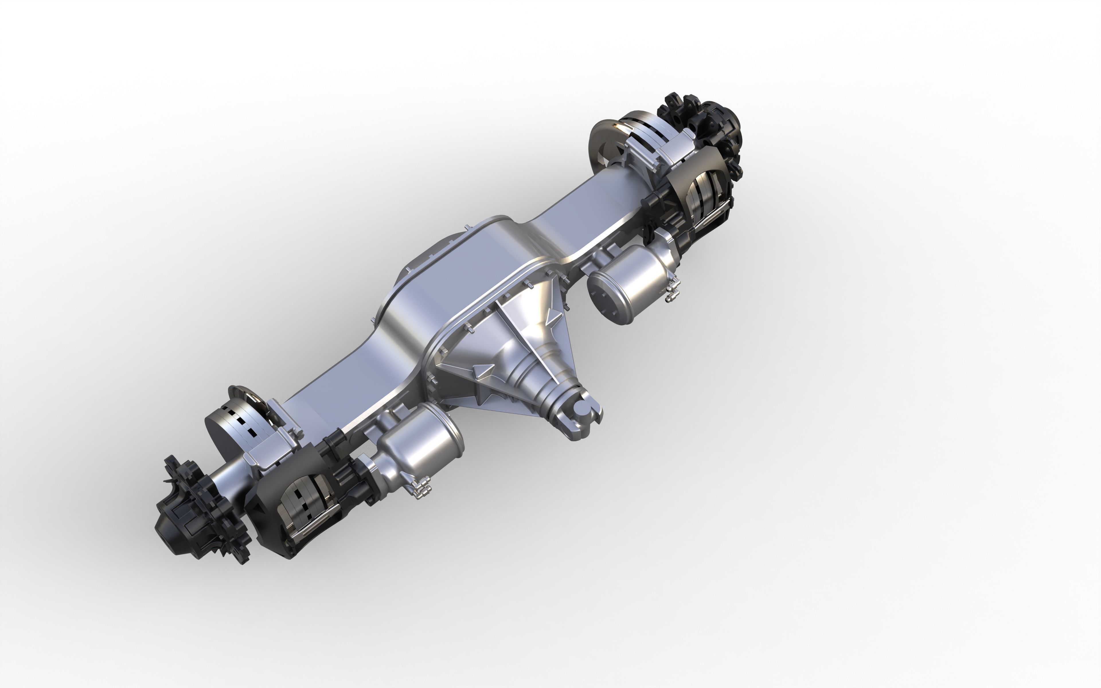 rear axle for scania truck 3D print model_8