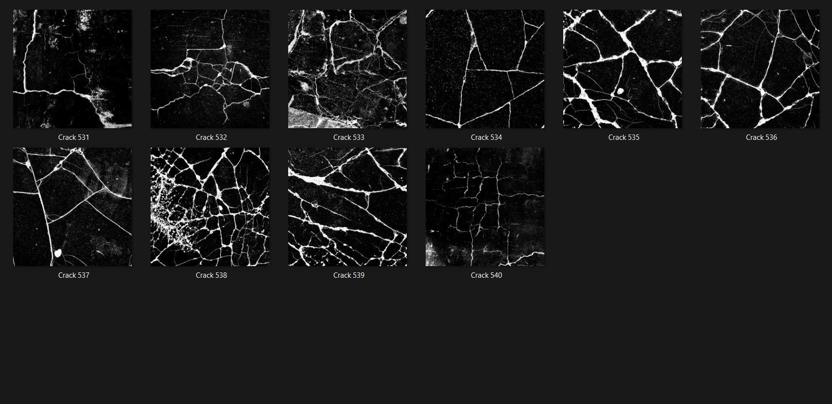 Crack Alpha 850 Patterns 2K Size Full Pack Texture_49