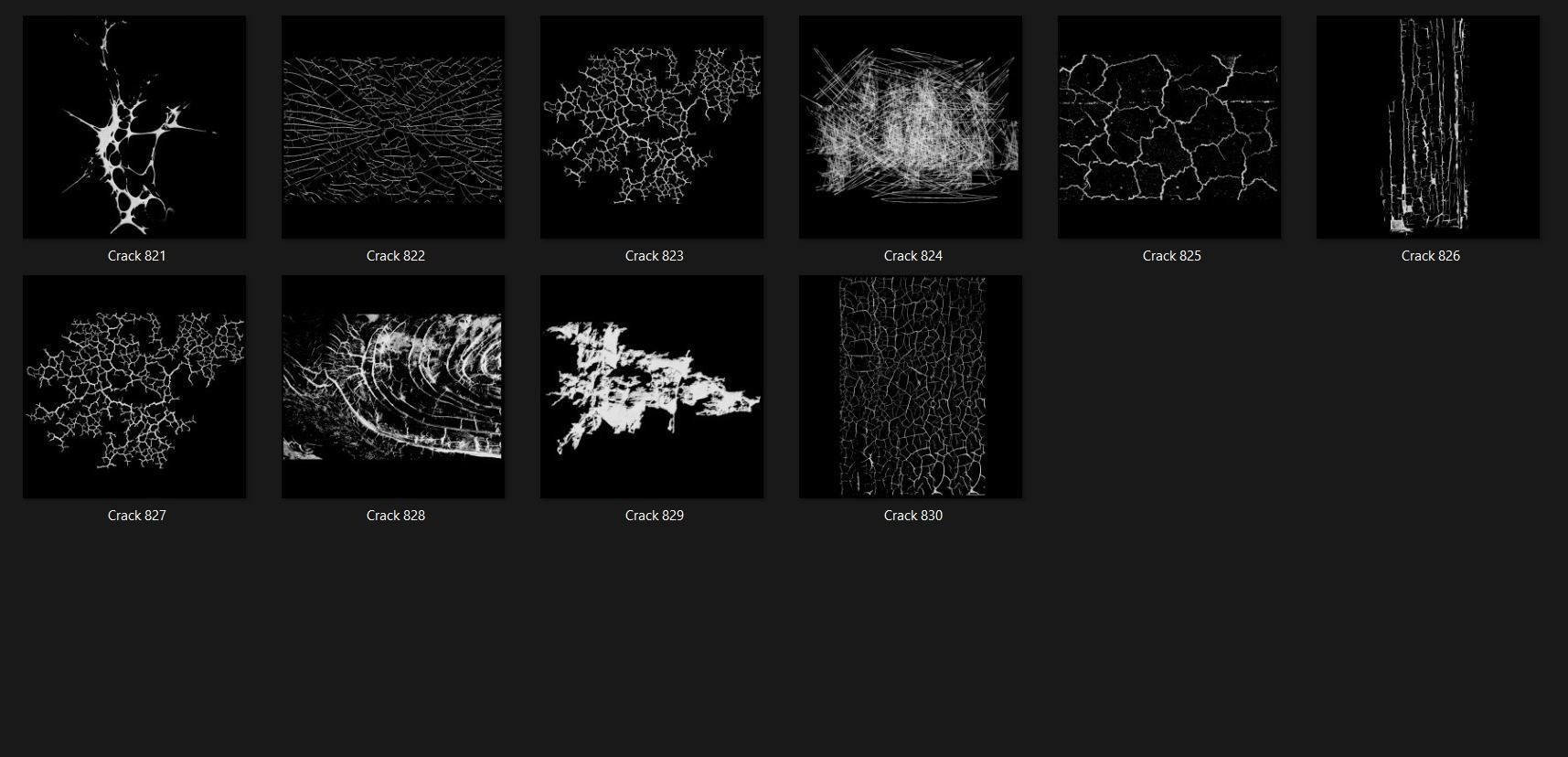 Crack Alpha 850 Patterns 2K Size Full Pack Texture_81