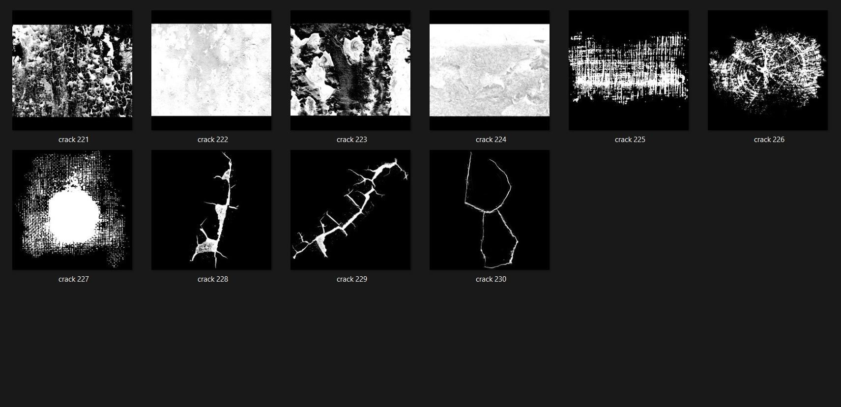 Crack Alpha 850 Patterns 2K Size Full Pack Texture_15