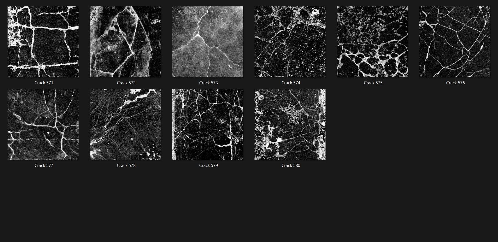 Crack Alpha 850 Patterns 2K Size Full Pack Texture_53