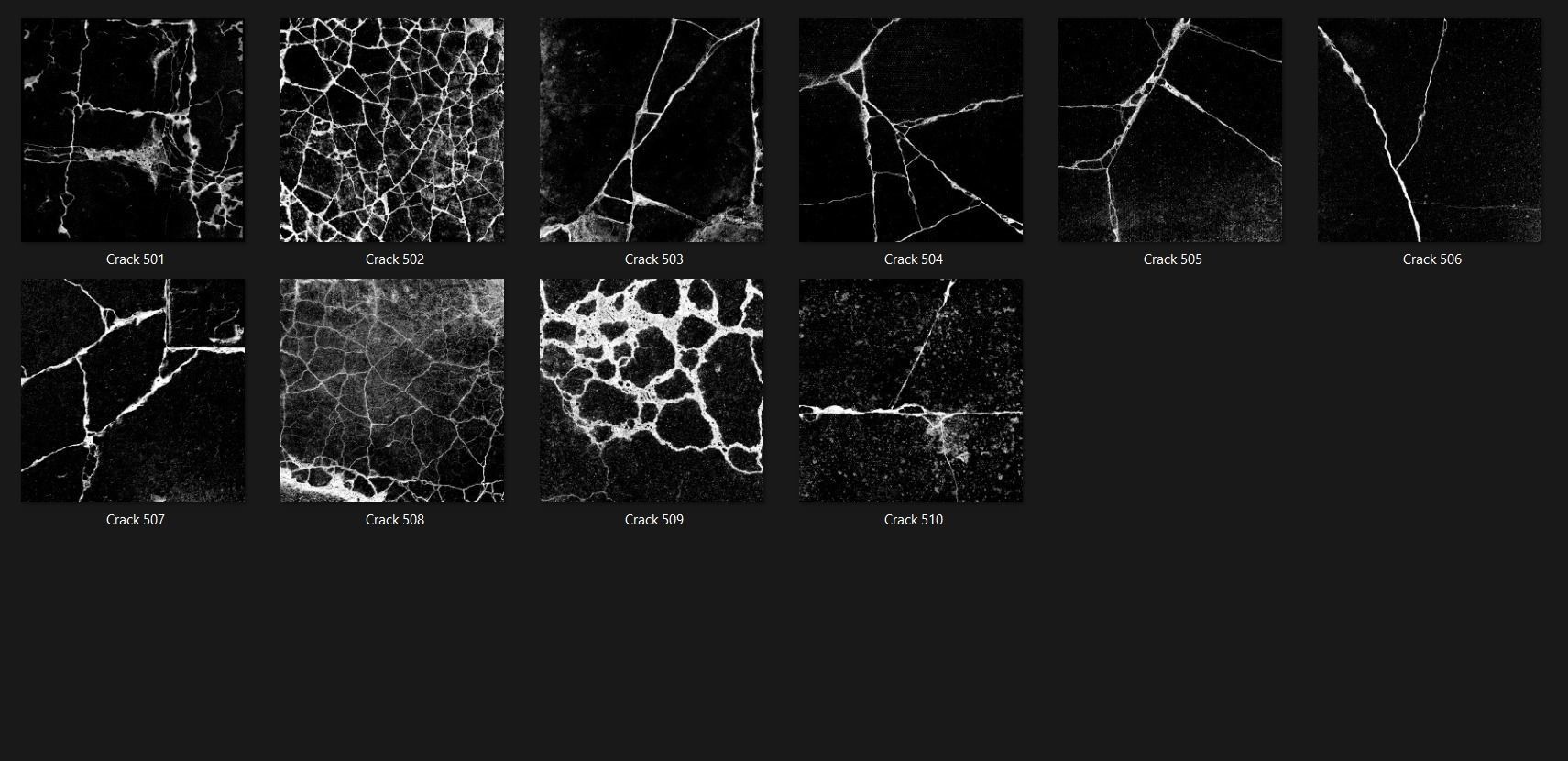 Crack Alpha 850 Patterns 2K Size Full Pack Texture_46